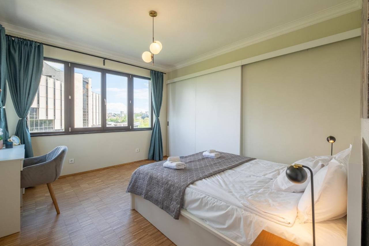 Sunrise 1Bdrm View Apartment Ndk Congress Centre Sófia Exterior foto