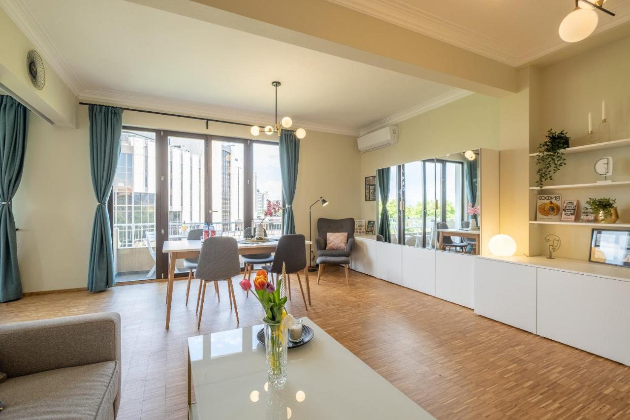 Sunrise 1Bdrm View Apartment Ndk Congress Centre Sófia Exterior foto